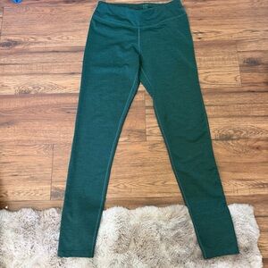 Title Nine Eighth Day 2.0 Legging Green Small Activewear Pants